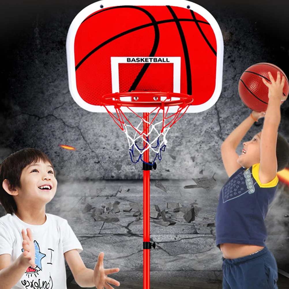 165cm Kids Liftable Basketball Rack Metal Frame Indoor Outdoor Sports Basketball Kids Frame Toy