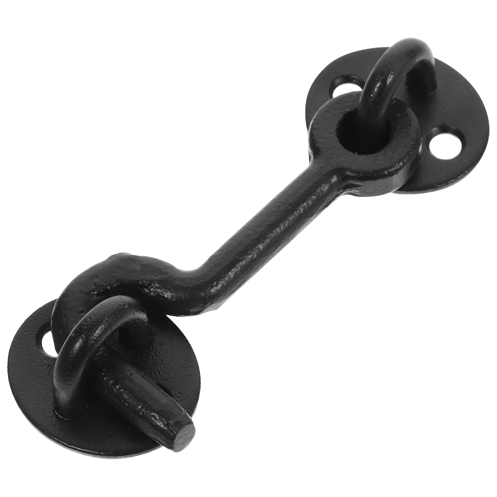 1 مجموعة الحديد الزهر الرياح مزلاج الثقيلة الصدأ برهان خطاف معدني لنافذة باب بوابة مزلاج قفل المقصورة مع مسامير