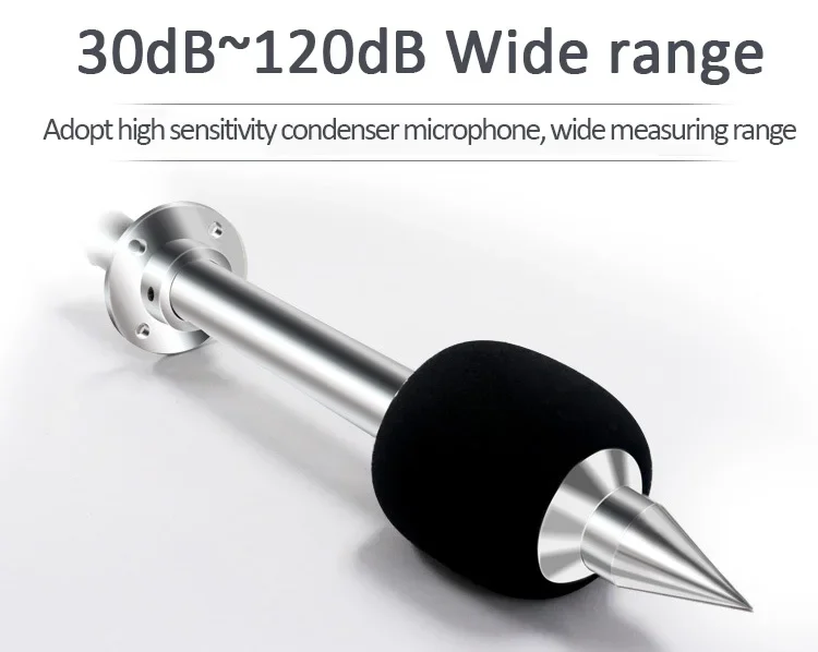 2025 Renke ميكروفون قياس ديسيبل صناعي عالي الدقة مع قضيب طويل #5