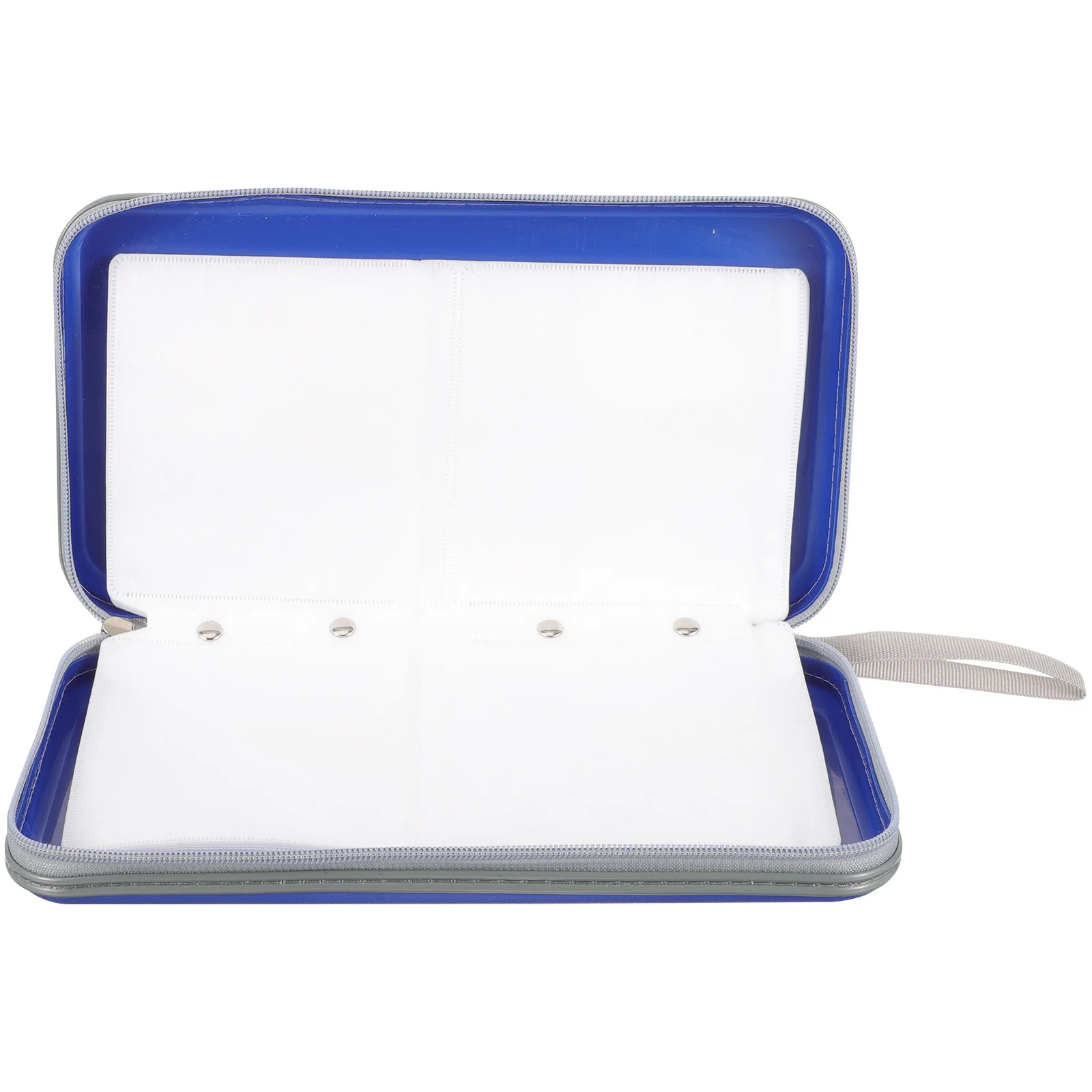 

1pc Cd Case Cd Storage Holder Zipper Closure Portable Dvd Organizer Square Disc Pouch Media Storage Travel Wallet