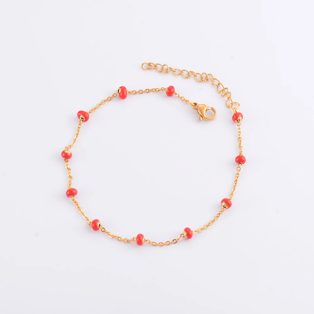 Women's Gold Plated Stainless Steel Chain Bracelet