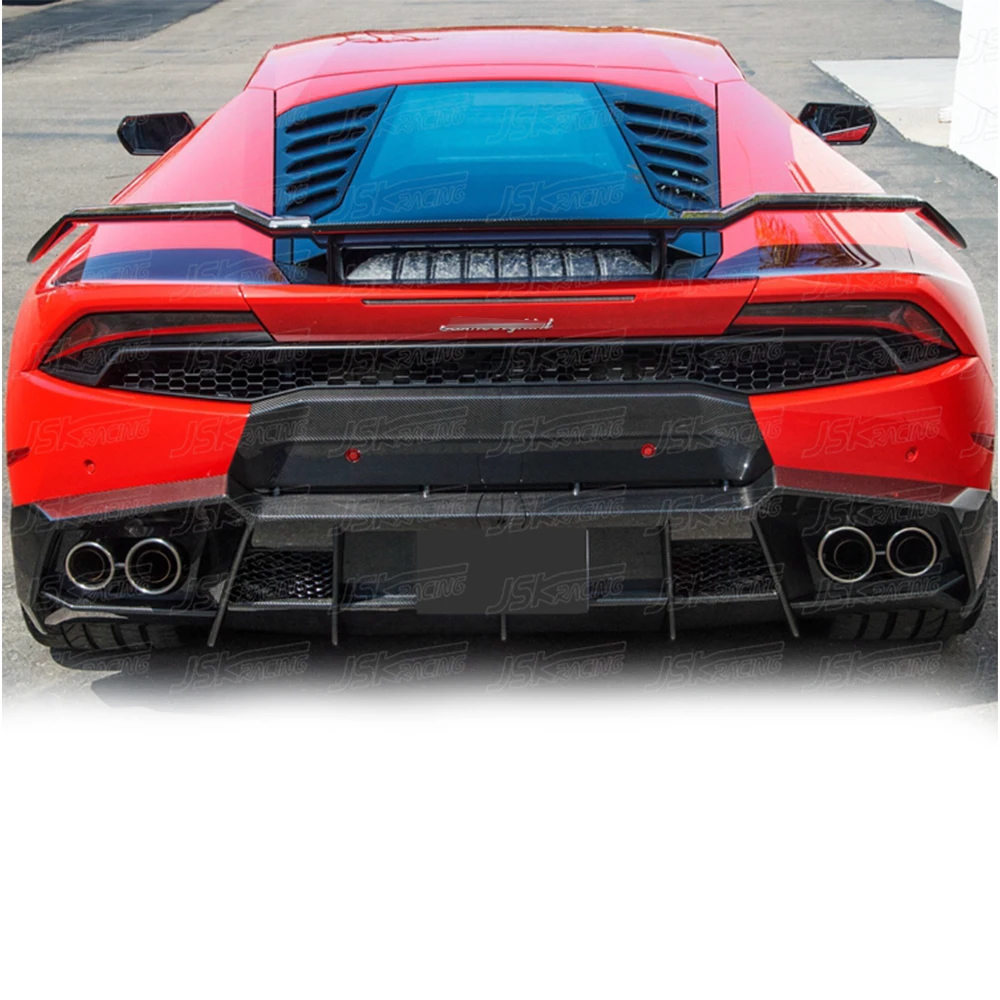 M Style Real Carbon Fiber Rear Bumper Cover For Lamborghini Huracan Lp610-4 2014-2017