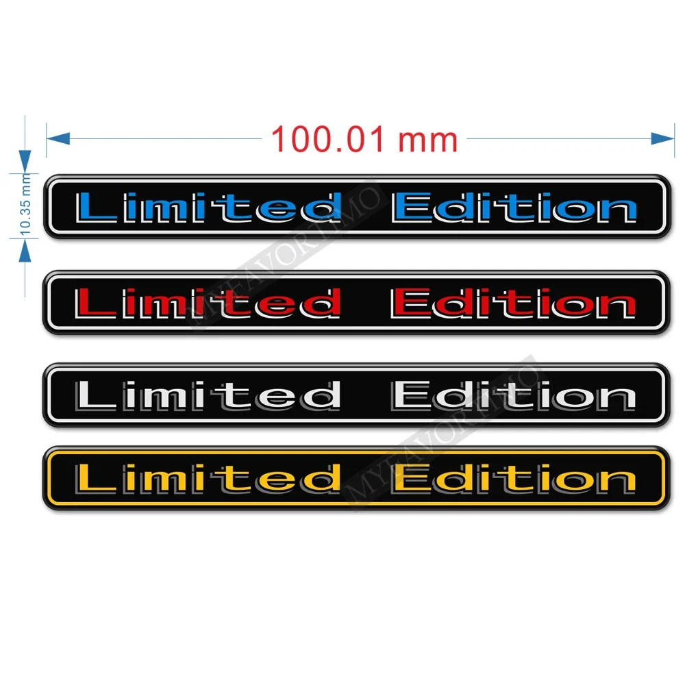 Autostickers Chroom Limited Edition Embleem Badge Sticker Voor Bmw Audi Honda Opel Lada Toyota Chevrolet Hyundai 3d