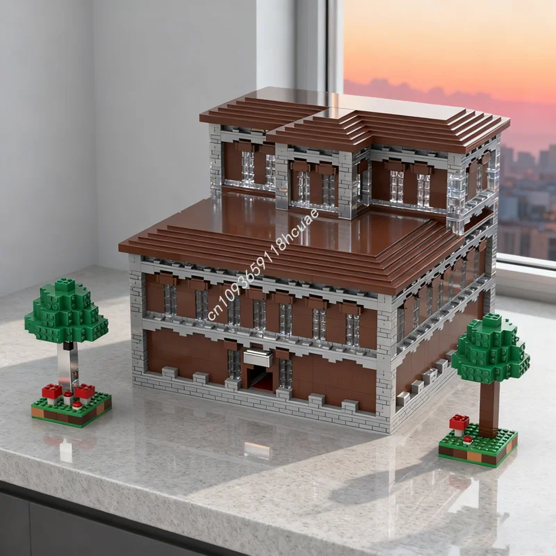 

5094 шт. MOC Woodland Mansion My Worlded Модель Строительные блоки Строительный рождественский подарок Сборка игрушек Идея Кирпич Дети День рождения