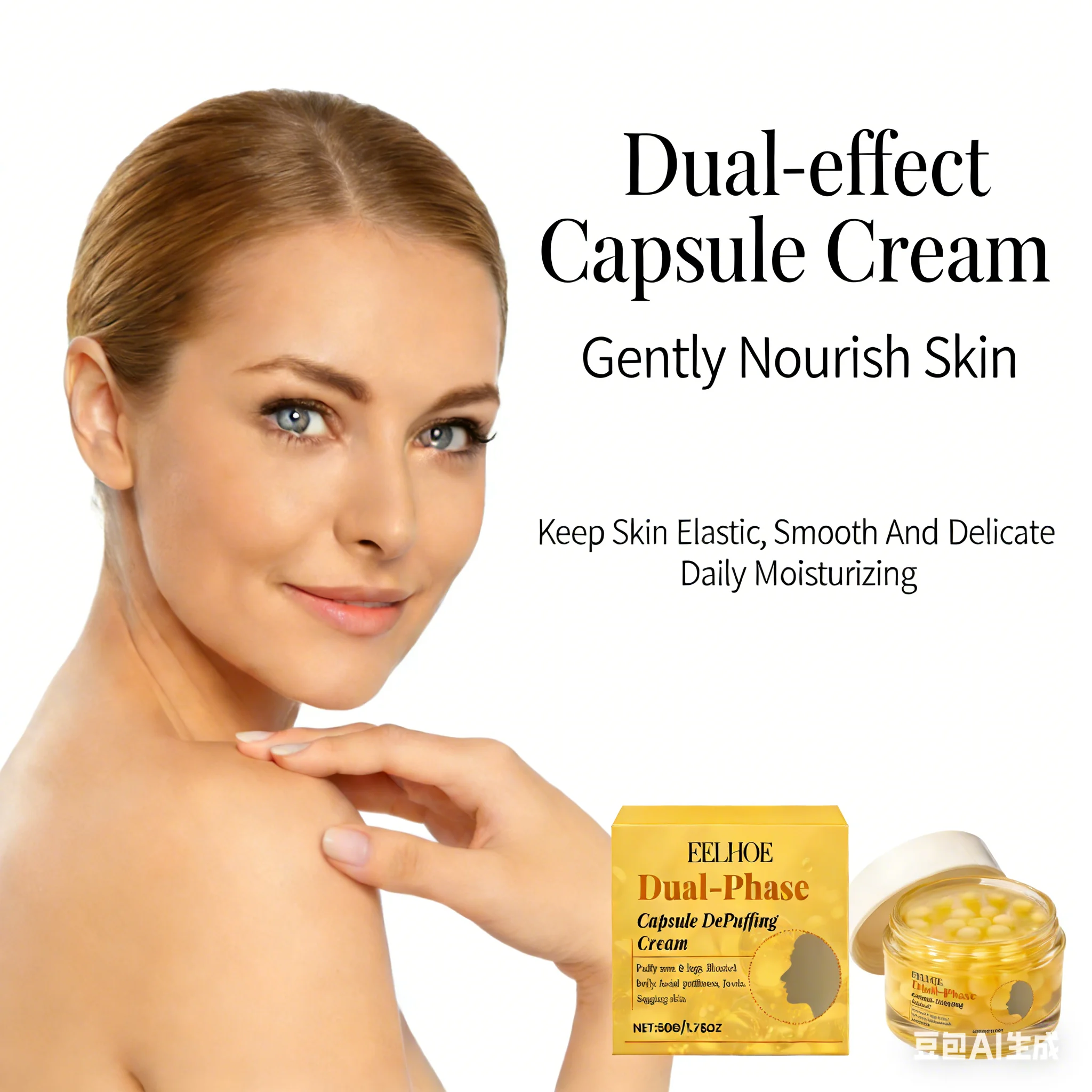 แคปซูล ดีพัฟฟิง ครีม กระชับผิว ยกกระชับ ปรับปรุงผิวหย่อนคล้อย ครีมบำรุงผิวกาย ให้ความชุ่มชื้นอย่างล้ำลึก ป้องกันอาการบวมน้ำ บำรุงผิวกาย