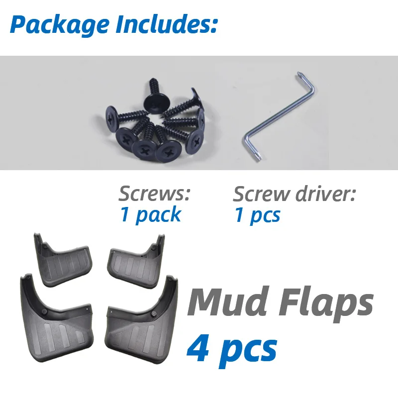 Set Molded Mud Flaps For Mercedes-Benz GLK-Class X204 2009 - 2015 Splash Guards Mudguards Mudflaps 2009 2010 2011 2012 2013 2014