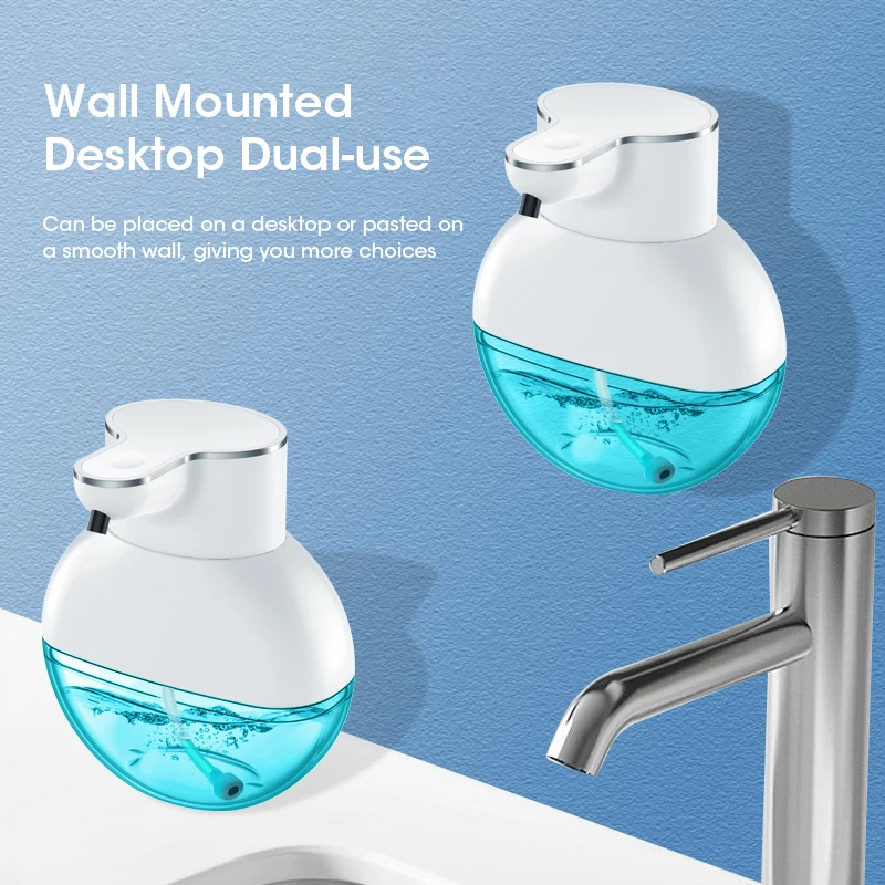 

400ml Touchless Automatic Foam Soap Dispenser with ABS Material USB Charging Smart Hand Washing Machine Foam/Droplets