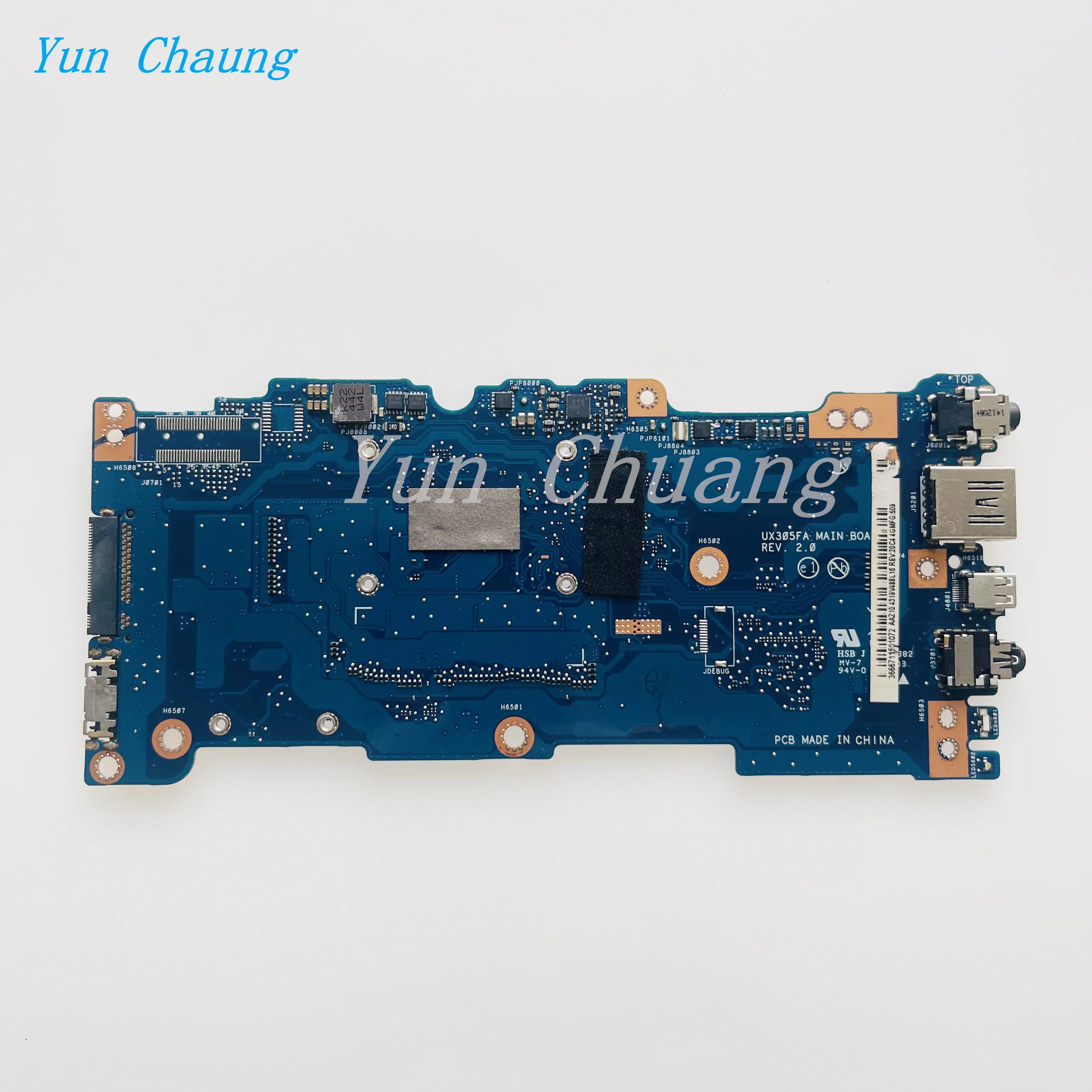 UX305FA Mainboard For ASUS UX305FA UX305 UX305F Laptop Motherboard With M-5Y10C CPU 4GB/8GB RAM 100% Test Work