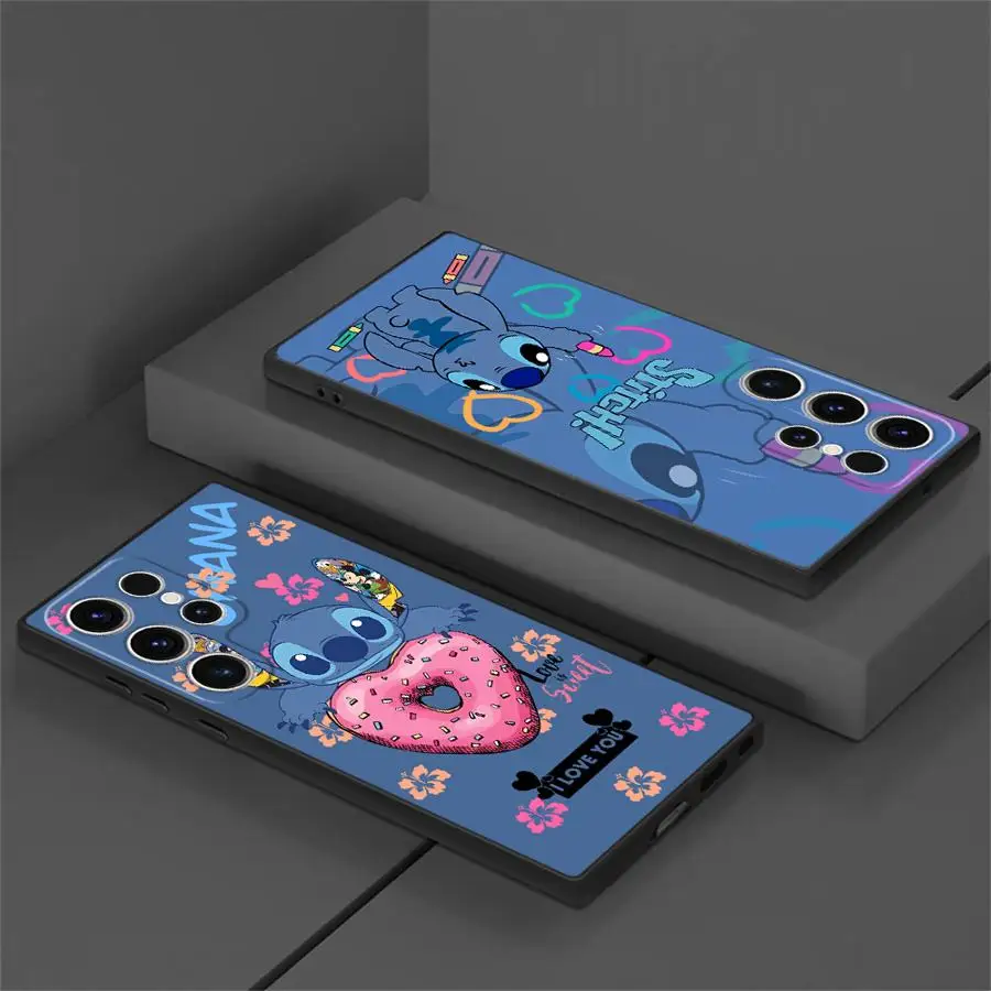 Disney Stitch Funny Phone Case for Samsung Galaxy S22 Plus S21 5G S21 FE S24 S25 Ultra S20 S23 Ultra S22 Ultra Cover