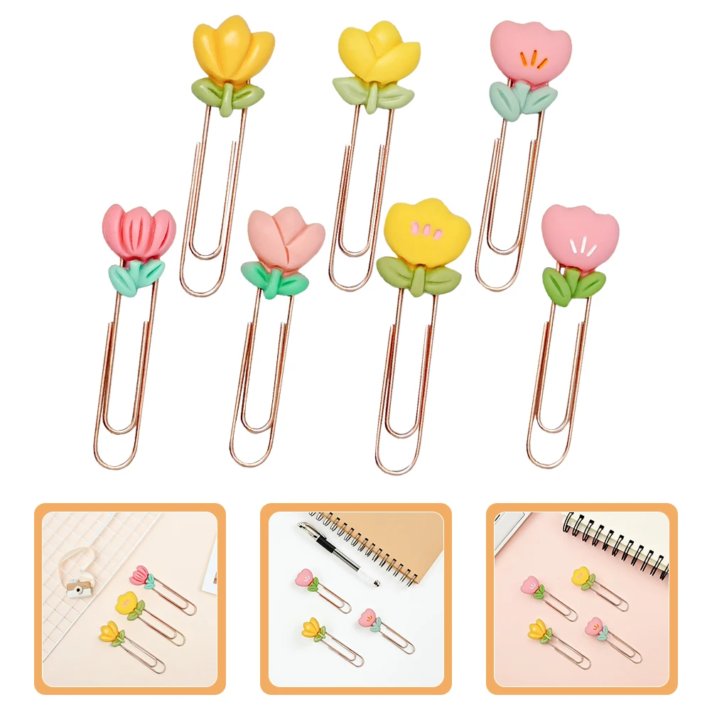 Рисунок 3 - скрепки для бумаг с цветами