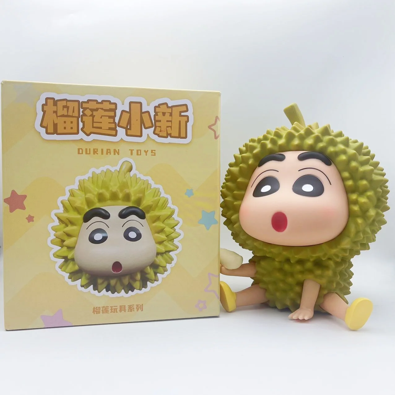 

Crayon Shin Chan Handmade Durian Shin Chan Anime Figure Nohara Shinnosuke Butt Styling Model Vinyl Doll Desktop Decor Toy Gift