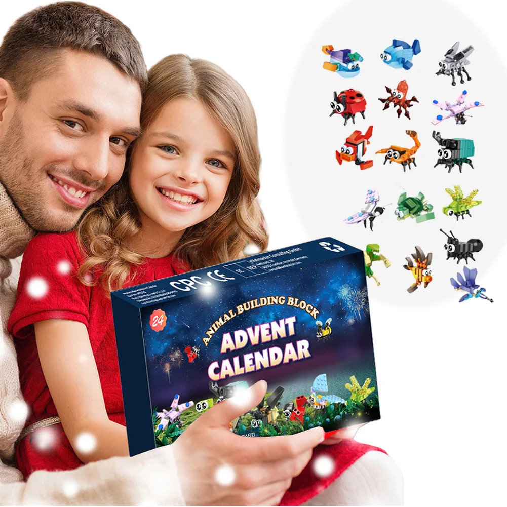 

Animal Building Block Advent Calendar 2024 Including 24 Animals Christmas Toys Christmas Advent Calendar Gifts for Kids Children