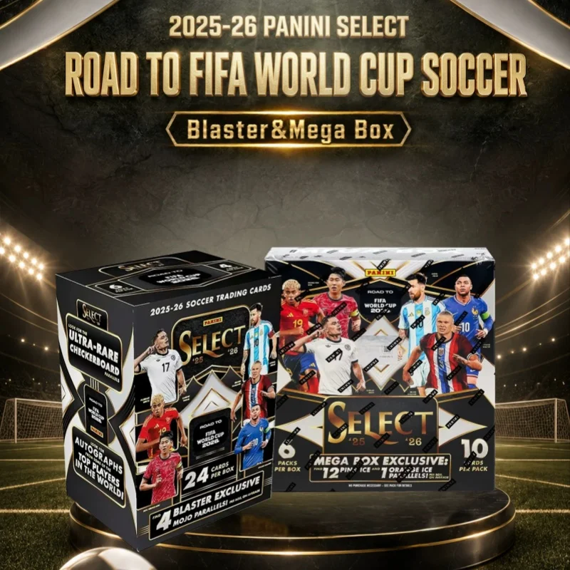 25-26 Panini Select World Cup Football Star Card Kylian Mbappé World Cup Football Star Series Collection Cards Toys Gifts