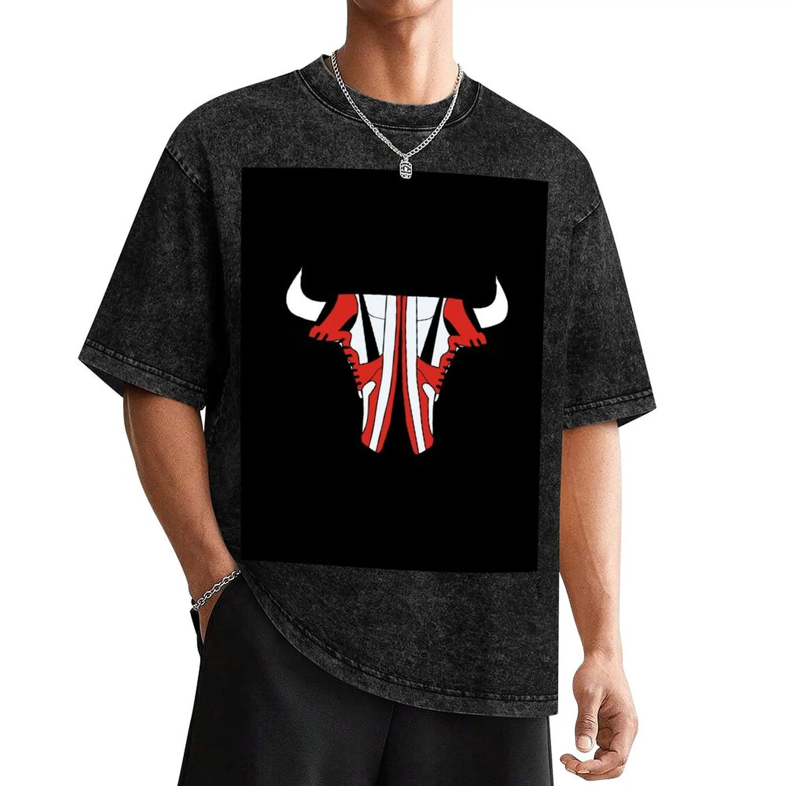 Camiseta con zapatos Chicago Bulls, camiseta sublime de lujo, camisetas divertidas, ropa de diseñador para hombre