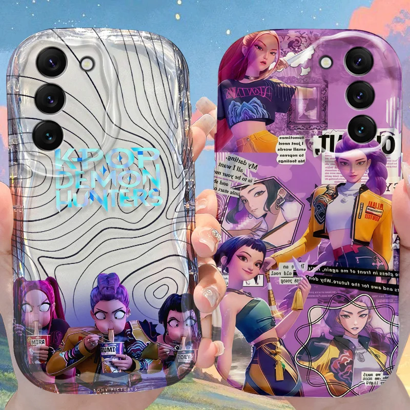 Case for Samsung Galaxy S25 S24 S23 S22 S21 Ultra Plus S20 FE A73 A72 A71 A56 A55 A54 5G A52 4G KPop D-Demon H-Hunters Cover