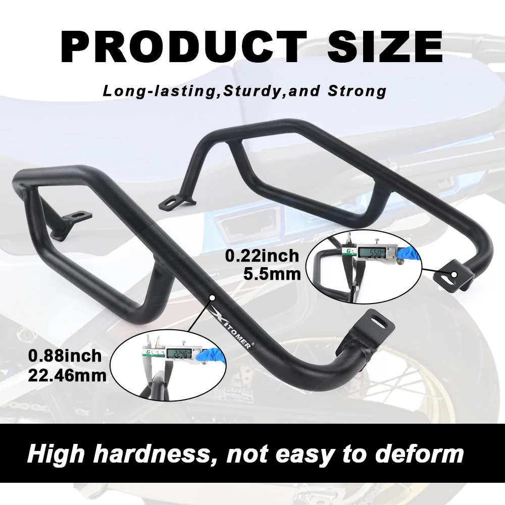 Barras de choque laterales para motocicleta, parachoques de Panel para Honda CRF 1100L Africa Twin 2024-2025, Protector de marco de carenado, Protector de cubierta lateral