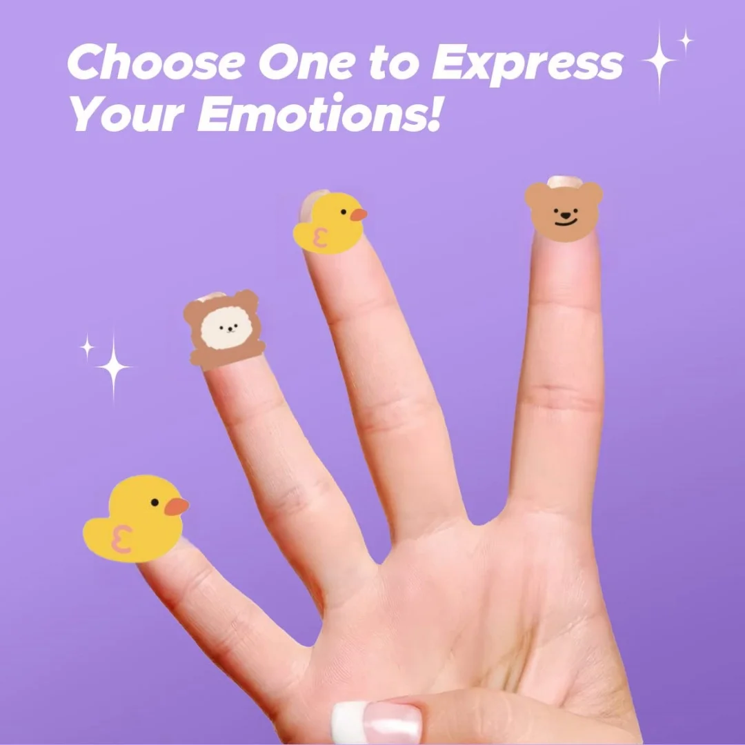 24 pieces of cartoon facial acne patches, concealer, acne patch and pimples patch, ultra-thin and breathable