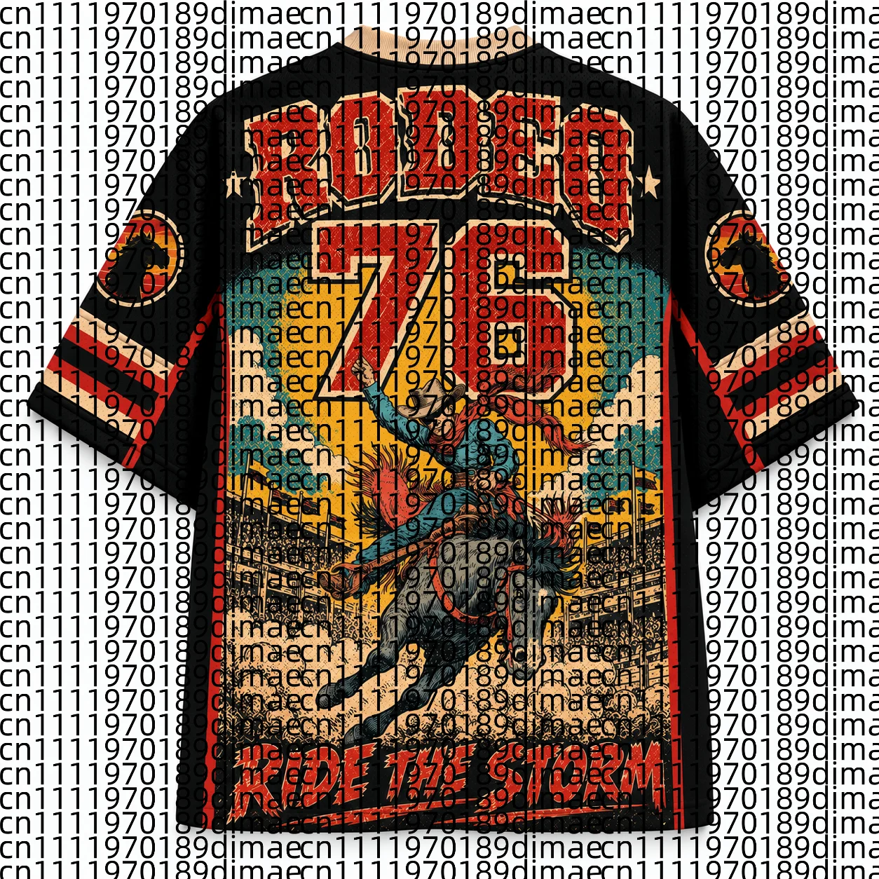 2026 Retro Elements Street Fashion Jersey Men Women Daily Dressing Cool T-shirt Autumn Winter Large Loose T-shirt Kids Shirt Top