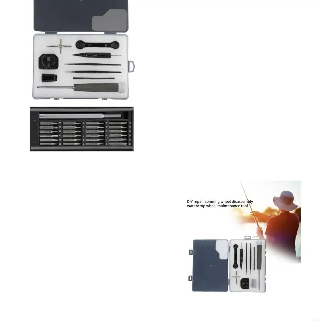 

Портативный инструмент для ремонта рыболовной катушки для регулировки, точной установки и улучшения опыта рыбалки 24BD