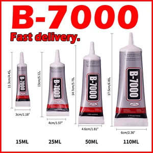 B-7000 Clear contact adhesive glue, universal glass, plastic, DIY, precision applicator, telephone repair, 15ml, 25ml, 50ml, 110ml 6 Main Sales Swims Glasses Nano - №3