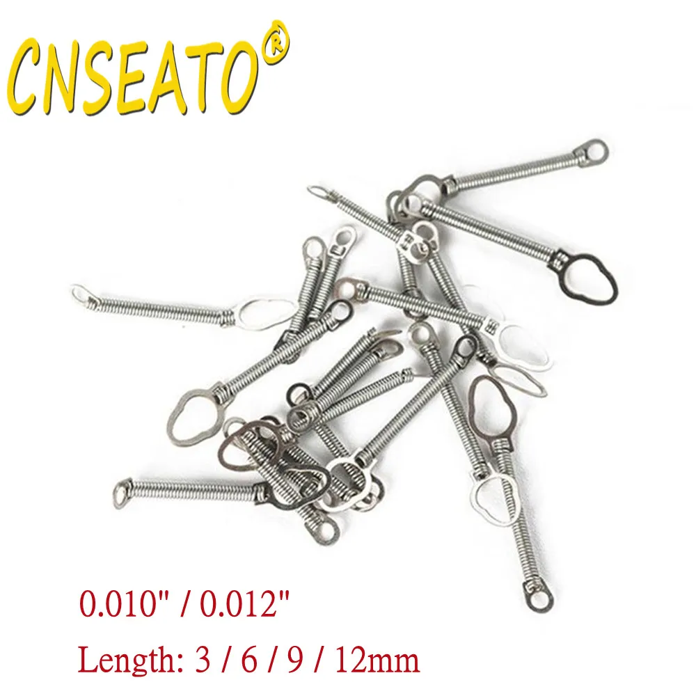 10Pcs/Bag Dental Orthodontic Close Coil Spring NITI Elastic For Dentistry Brackets Braces Teeth Torque Medium Force 0.010/0.012