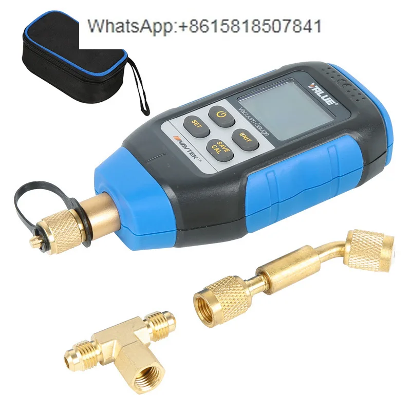 High Precision Digital Vacuum Gauge Combined Pressure Vacuum Electronic Vacuum Meter for Atmospheric Environment