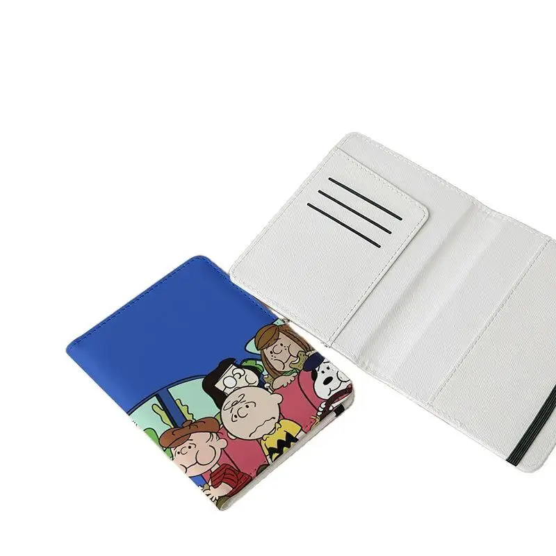 Snoopy Cute Passport Holder Protective Cover Multifunctional Card Bag Portable Travel Document Organizer for Overseas Trip