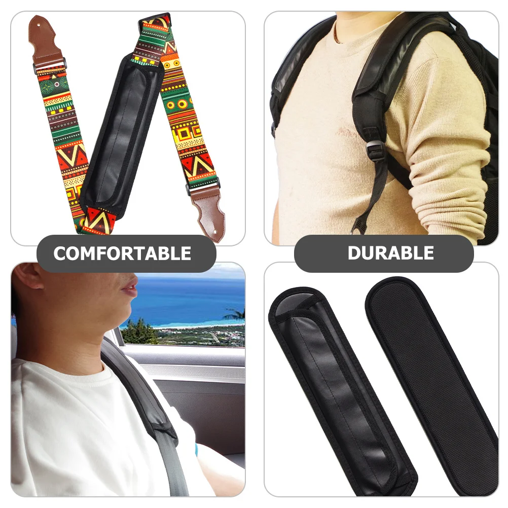

Detachable Guitar Strap Shoulder Pad Thickened Padded Cushion Comfortable Anti-Slip Heavy Guitar Carry Carrying Strap Accessory