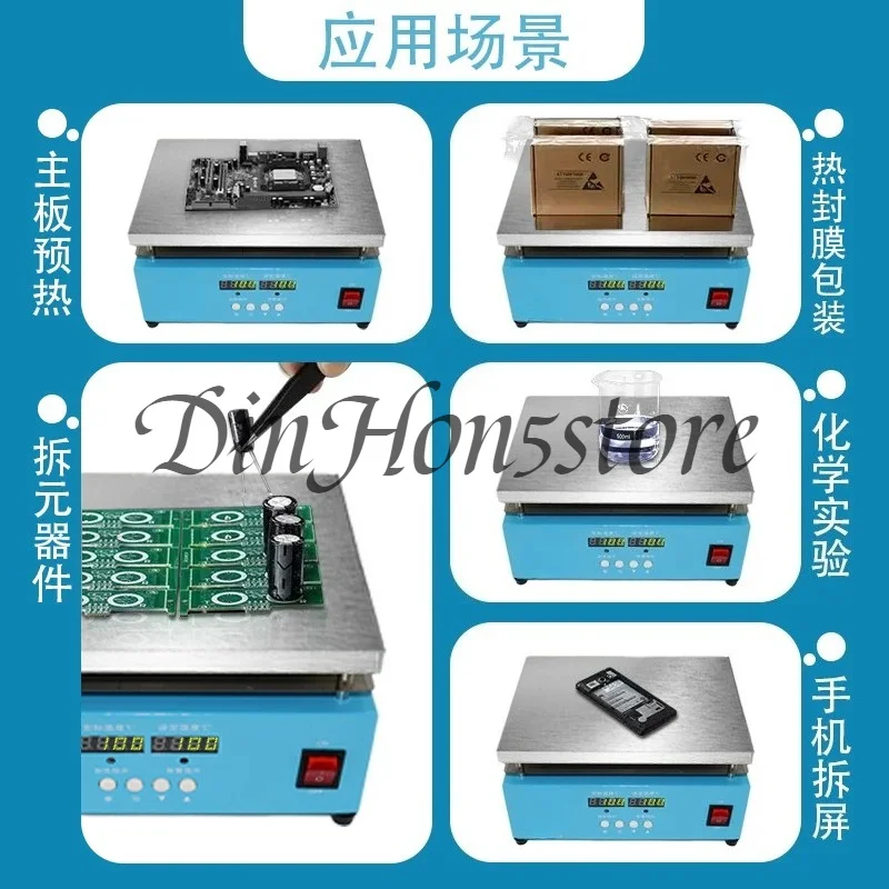JF956A Heating Table Constant Temperature Digital Display Temperature Regulation Plate Led Dismantling and Welding Table