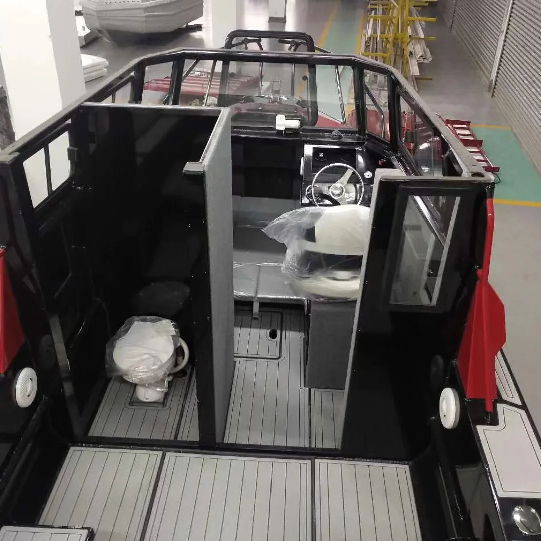 Customized Professional Aluminum Alloy Fishing Sailing Yacht Speedboat 7.5 Meters Private Use