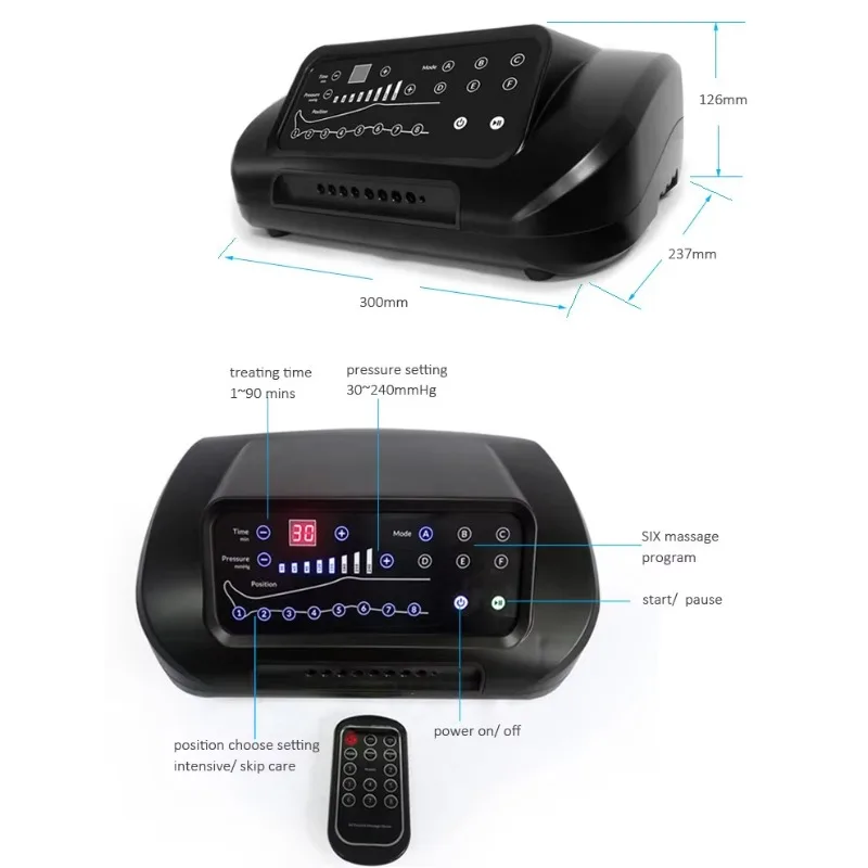 2026Medical 8-Chamber Intermittent Pneumatic Compression Device For Lymphatic Drainage, Blood Circulation & Muscle Recovery