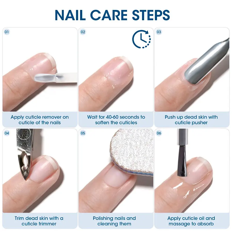 QAZIXU 10ml Nail Care Cuticle Remover Nail Polish for Dead Skin Gel Manicure Treatment Tool or Pedicure Nails Care