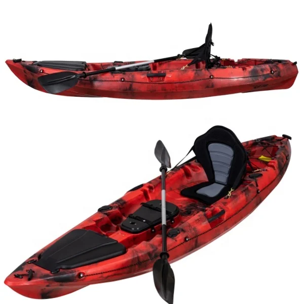 2.9 Meter Plastic Kayak Fishing Kayak  Boat with Accessories One Person One Seater view 3