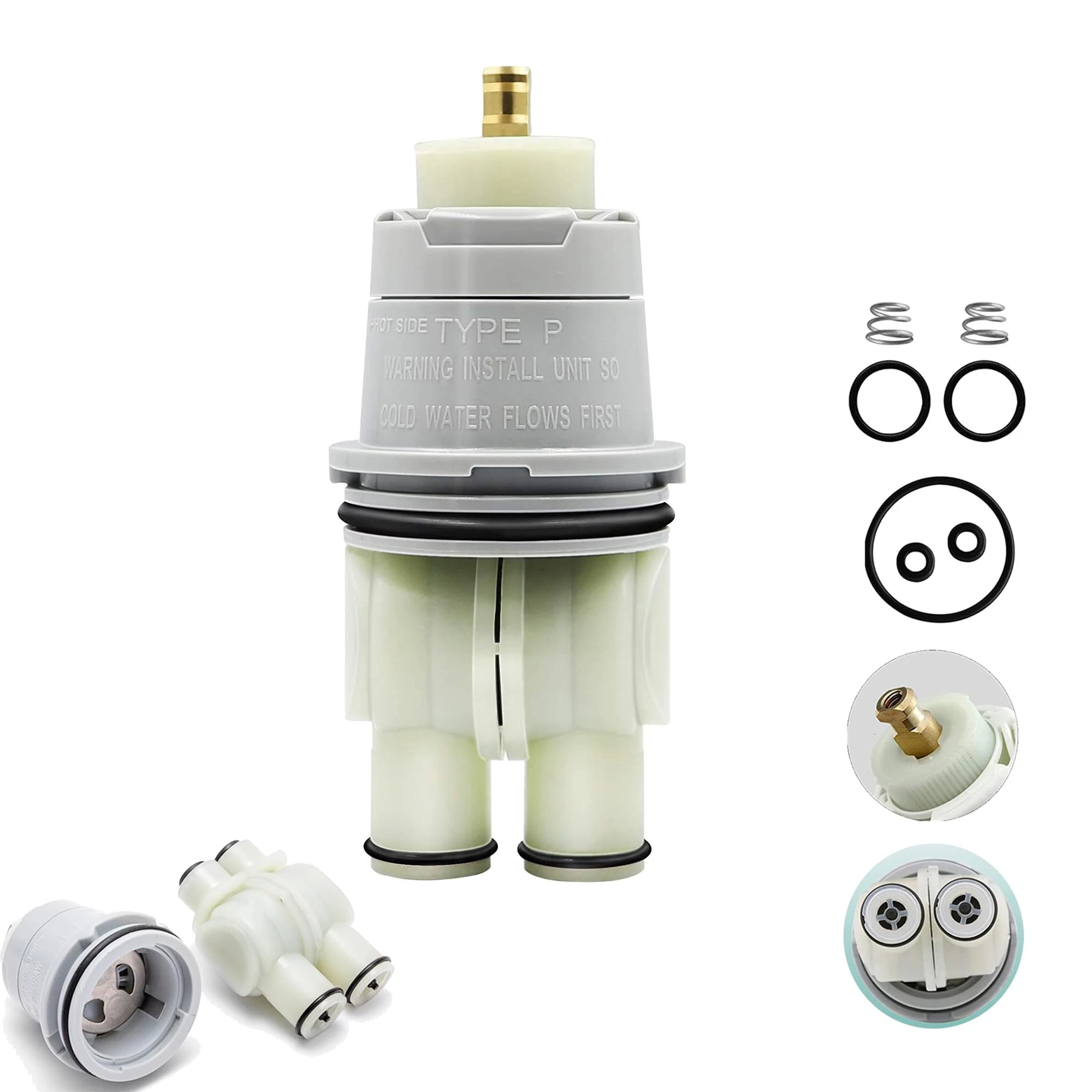 Brand New High Quality Home Improvement Bathtub/shower Parts Valve Cartridge Valve Brand New High Quality Plastic+brass RP46074
