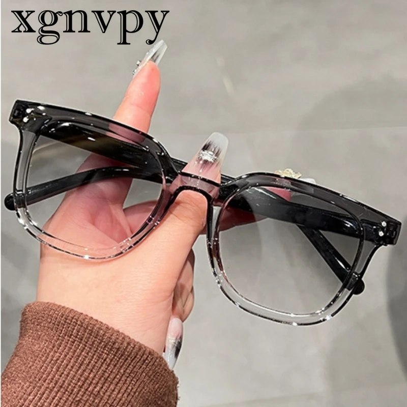 Xgnvpy New Black Frame Blush Glasses for Women Anti-blue Ray Net Red The Same Glasses with No Makeup Comes with A Makeup Frame