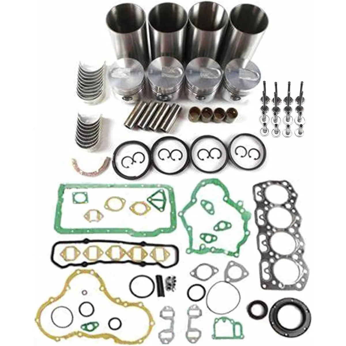 

4DR5 Overhaul Rebuild Kit for Mitsubishi 2.7L Forklift for KATO HD180GLiner&Piston/Ring&Valves&Main/Rod Bearing&Gasket Engine