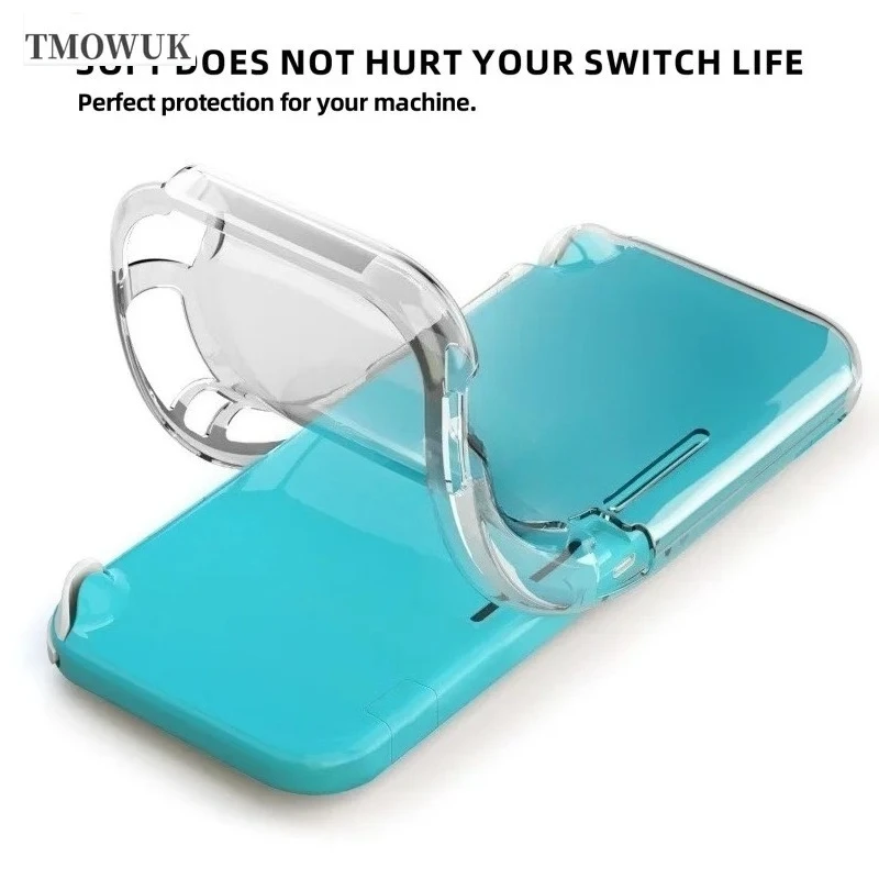 Durable Clear Cover for Nintendo Switch Lite Case with Shock-Absorbent & Anti-Scratch Switch Lite Accessories Slim Skin Shell