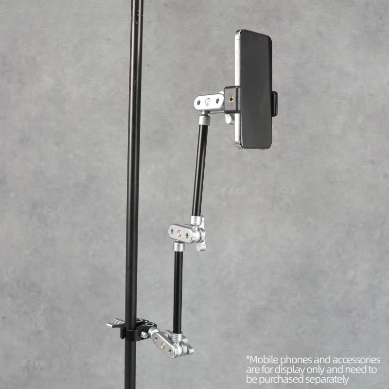 BOSHENG Aluminum Alloy Multifunctional Rotating Telescopic Universal Magic Arm Bracket Desktop Fixture Combination