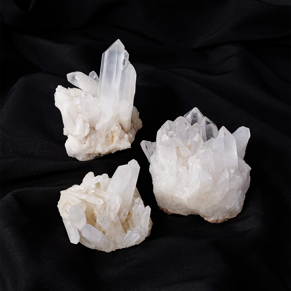 1Kg/Bag Natural Raw Clear Quartz Cluster, Bulk White Crystal Rough Specimen, Reiki Healing Gemstone, DIY Craft Material, Home De