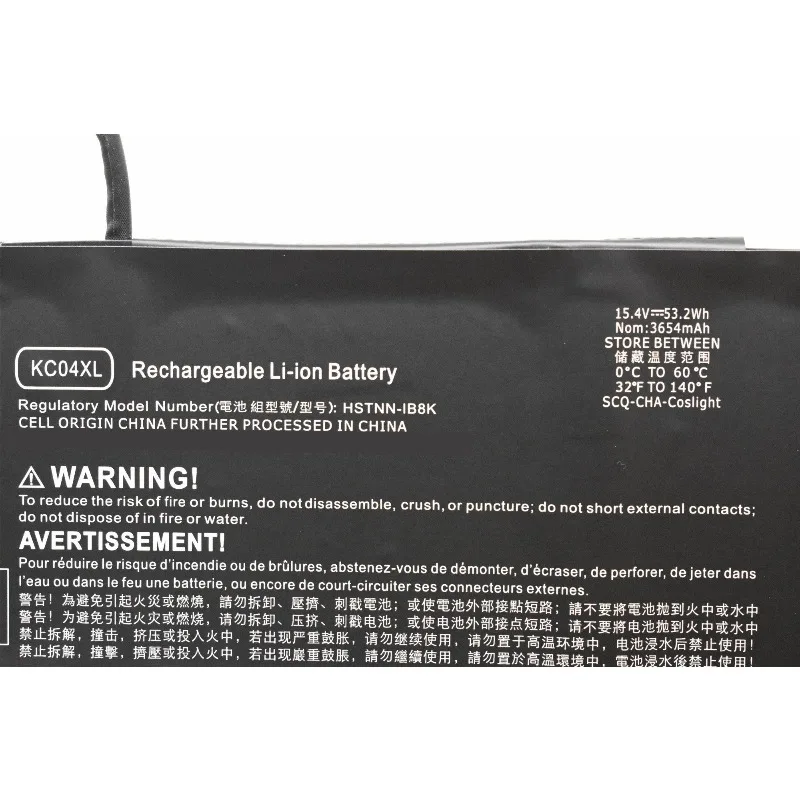 KC04XL 15.4V 3450mAh Laptop Battery for HP Envy 13 AH 13-AQ000 for X360 13-AR 13-AG HSTNN-IB8K L08544-1C1 L08544-2B1 TPN-W133