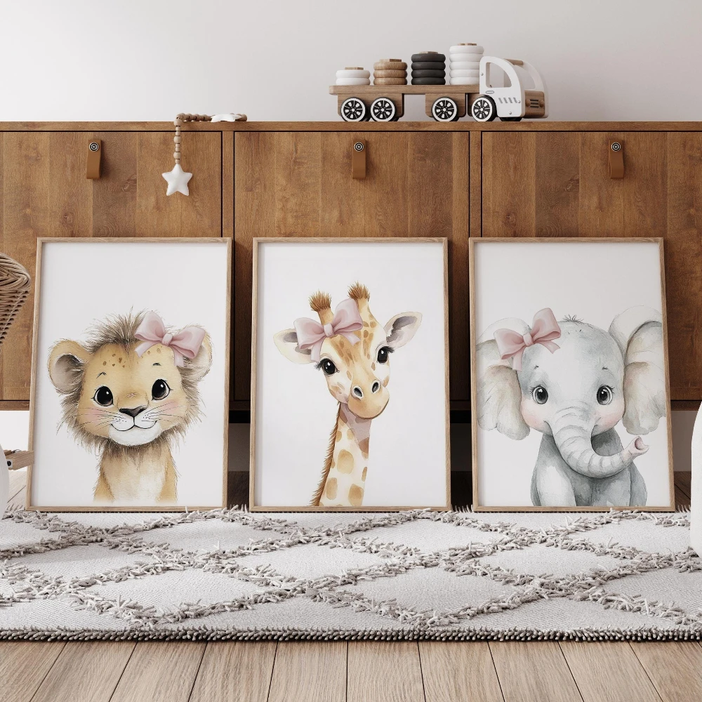 Baby Girl Nursery Wall Art Set - đánh giá và giá Baby Nursery Kit
