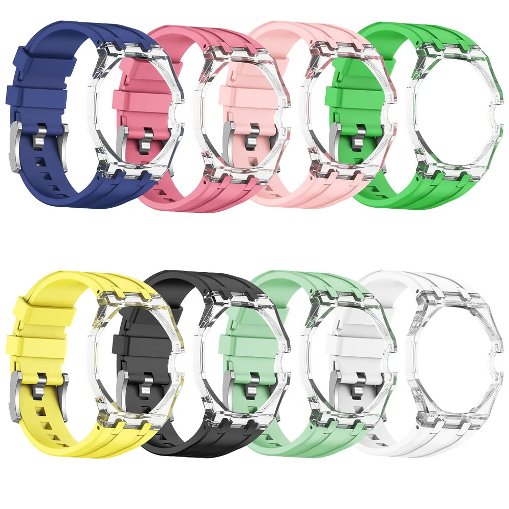 BEHUA 2-in-1-Gehäuse mit Armband für Swatch x AP Royal Pop Taschenuhr, umwandelbar in Armbanduhr mit PC-Abdeckung und Zubehör – Detail 3