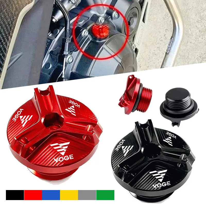 Para Loncin Voge 300DS 300 AC 300 RR 300 R 300 DS 300RR 300R 300AC Accesorios de motocicleta Tapa de llenado de aceite del motor Cubierta del tapón de aceite