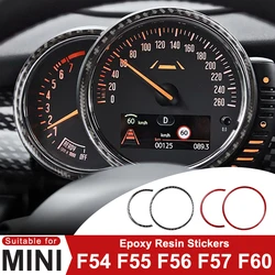 For MINI ONE Cooper S JCW F54 F55 F56 F57 F60 Car Tachometer Decorative Ring Sticker Car Interior Strip Modification Accessories