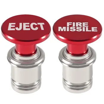 כפתור מטוסי השלט והאש לרכב מצת אלומיניום 12V חליפה מתאימה לרוב הרכבים גודל A
