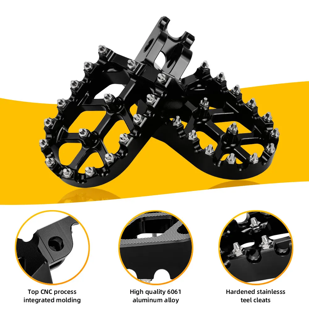 AliExpress JFGRACING For KAWASAKI KX KLX KX450R HONDA CRF150F 230F 250F XR125L 150L Foot Peg CNC Ebike Pedals Motorcycle Footrest Accessories