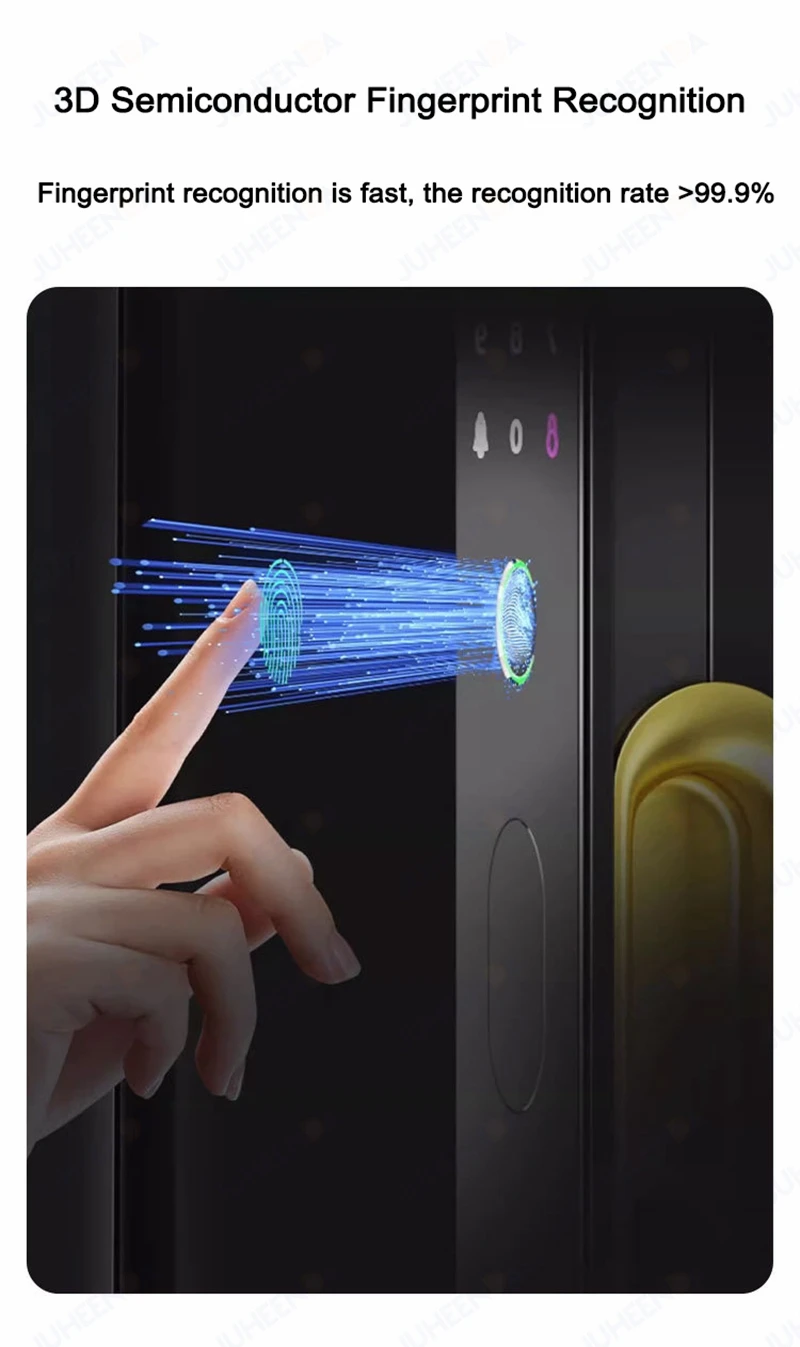 TTLock WiFi 3D Face Recognition Smart Door Lock With Camera Remote APP Control Real Time Intercom Fingerprint Electronic Lock