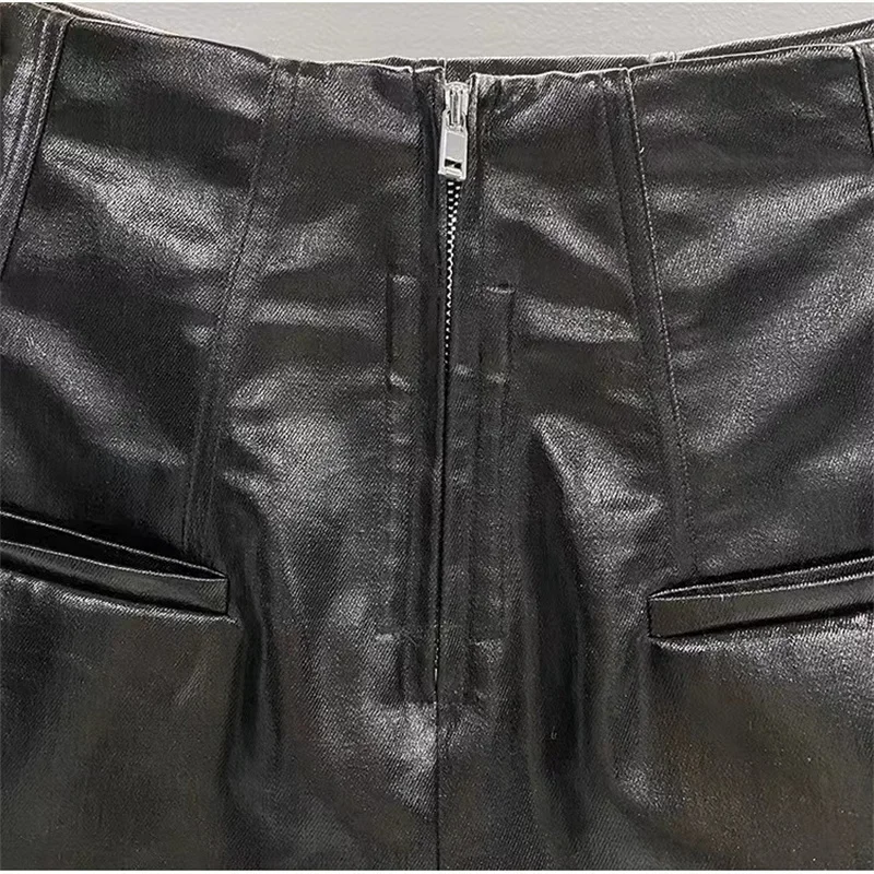 Y2k Summer Rick Shorts 24ss Sumeer New In Woman Clothing Streetwear Black Patchwork Owens Pants Casual Sexy RO Jean Shorts