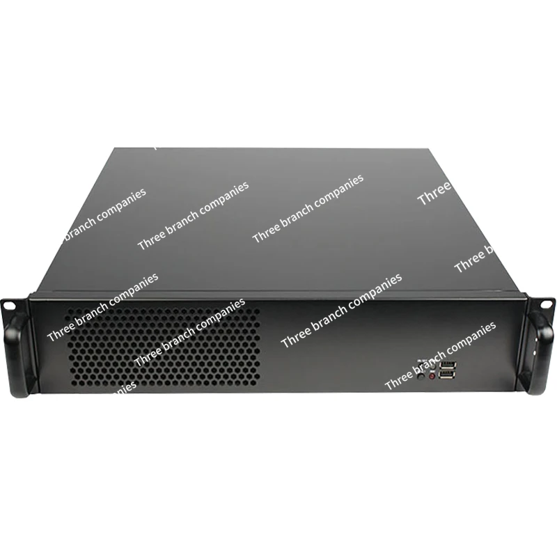 2U Chassis Rack 450 Short ATX Large Board Desktop Power Supply Full Height Expansion Slot Industrial Control Computer