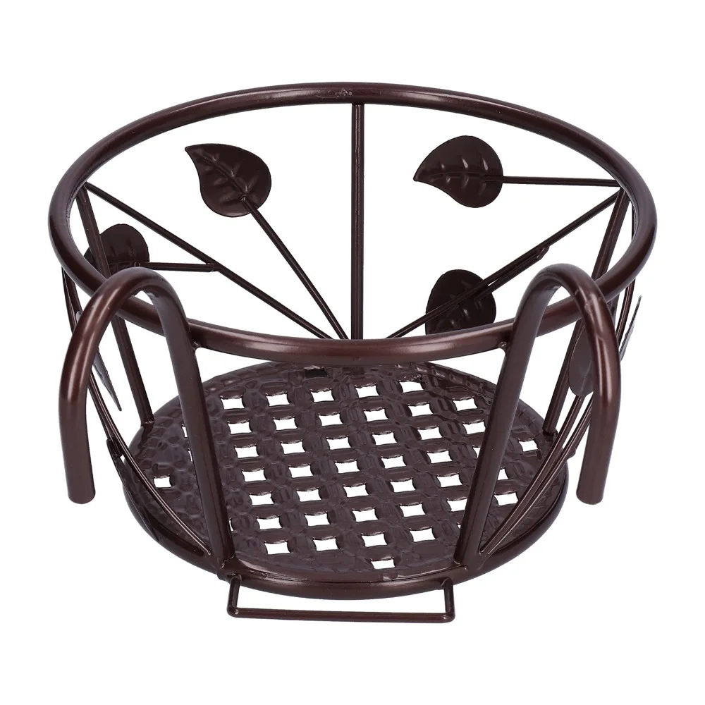 Wrought iron Flower Rack Multi-layer Hanging type Flower Pot Holder Modern style Wall mount Plant Stand Balcony gardening